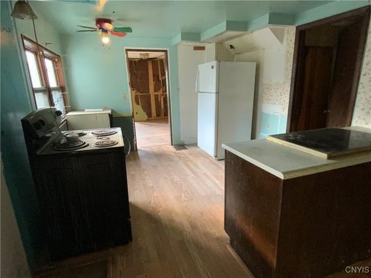 Interior, Kitchen, Wood Texture Flooring