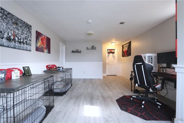 Home Office, Interior, Wood Texture Flooring