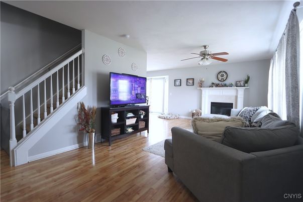 Fireplace, Interior, Living room, Wood Texture Flooring