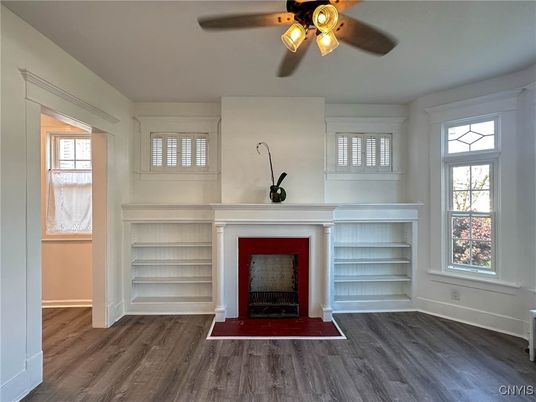Fireplace, Interior, Wood Texture Flooring