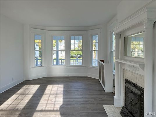 Empty room, Fireplace, Interior, Wood Texture Flooring