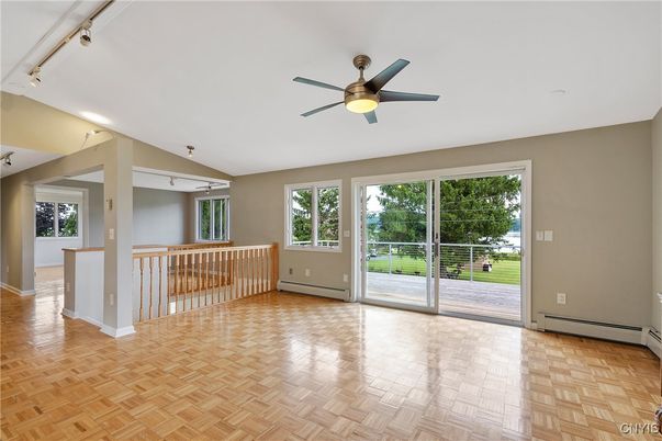 Empty room, Interior, Wood Texture Flooring