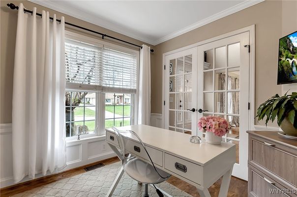 Home Office, Interior, Wood Texture Flooring