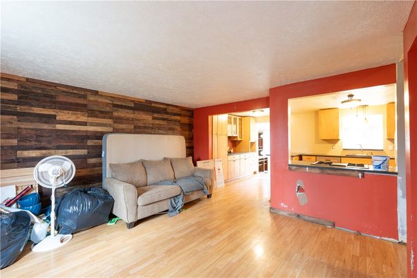 Interior, Kitchen, Wood Texture Flooring, Wooden Walls