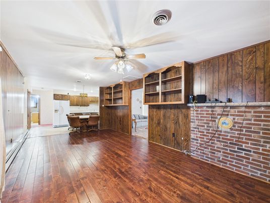 Dining room, Interior, Wood Texture Flooring