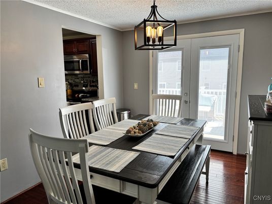 Dining room, Interior, Wood Texture Flooring