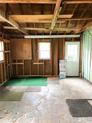 Empty room, Interior, Wooden Beams, Wooden Ceilings, Wooden Walls