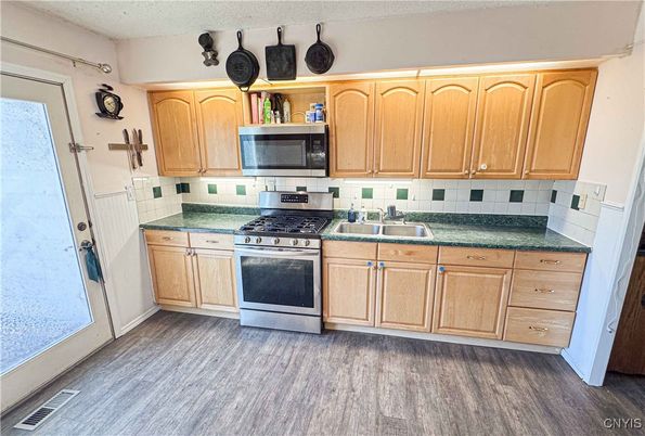 Interior, Kitchen, Wood Texture Flooring