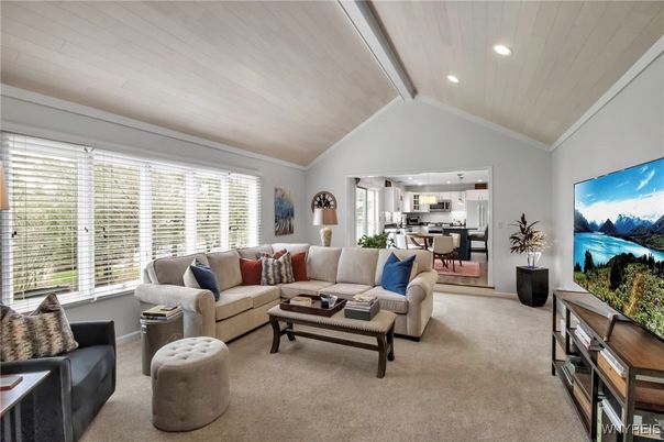 Dining room, Interior, Kitchen, Living room, Recessed Lighting