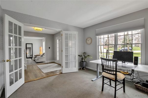 Home Office, Interior, Wood Texture Flooring