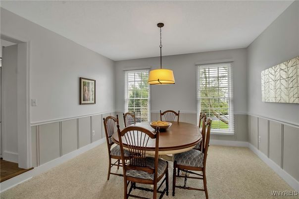 Dining room, Interior, Pendant Lights