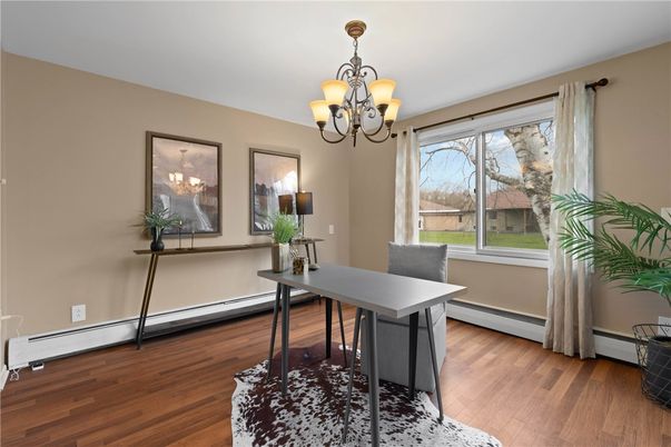 Chandelier, Home Office, Interior, Wood Texture Flooring
