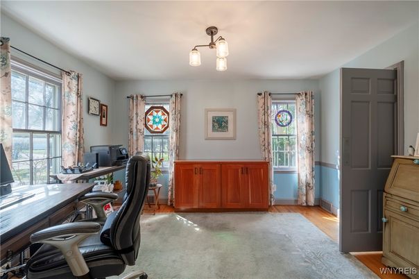 Home Office, Interior, Wood Texture Flooring