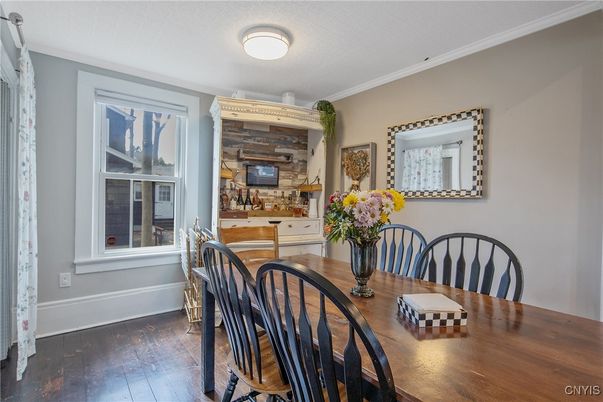 Dining room, Interior, Wood Texture Flooring
