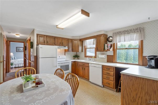 Dining room, Interior, Kitchen