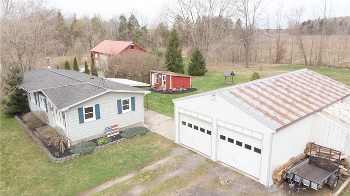 Backyard, Detached Garage, Exterior