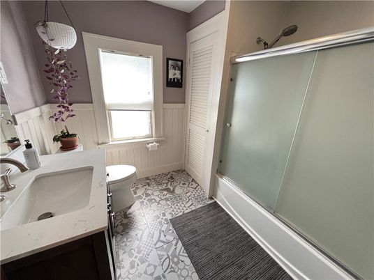 Bathroom, Glass Shower, Interior