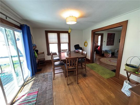 Dining room, Interior, Wood Texture Flooring