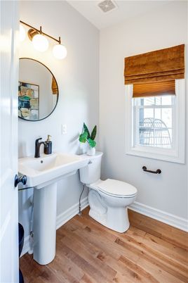 Bathroom, Interior, Wood Texture Flooring