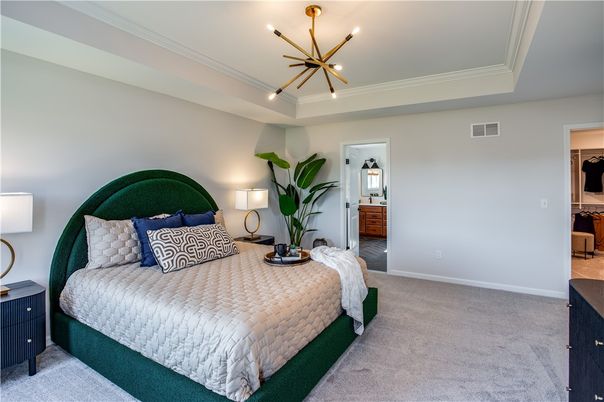 Bedroom, Interior, Pendant Lights