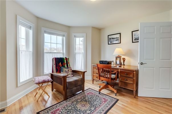 Home Office, Interior, Wood Texture Flooring