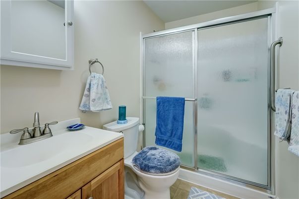 Bathroom, Glass Shower, Interior