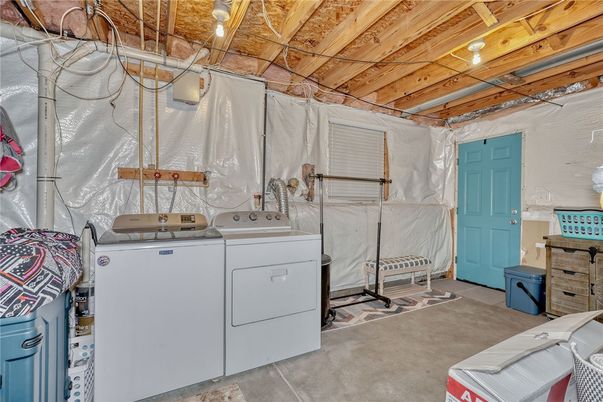 Interior, Utility Closets, Washer, Wooden Beams, Wooden Ceilings