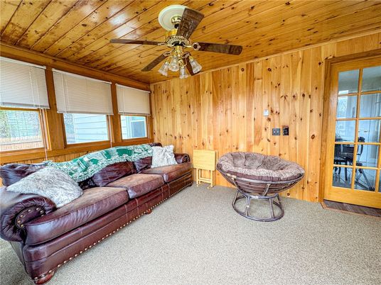 Interior, Living room, Wooden Ceilings, Wooden Walls