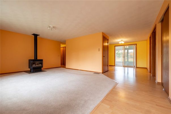 Empty room, Fireplace, Interior, Wood Texture Flooring