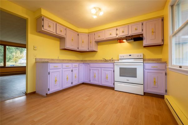 Interior, Kitchen, Wood Texture Flooring