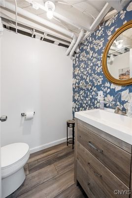 Bathroom, Interior, Wood Texture Flooring