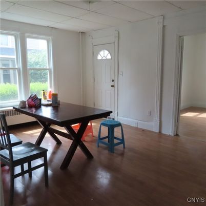 Dining room, Interior, Wood Texture Flooring
