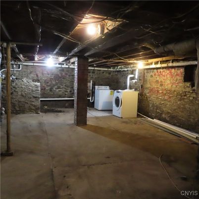 Interior, Stone Walls, Washer