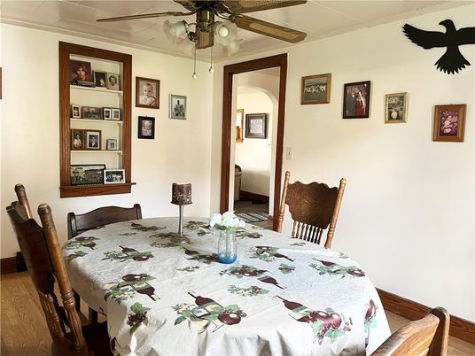 Dining room, Interior, Wood Texture Flooring