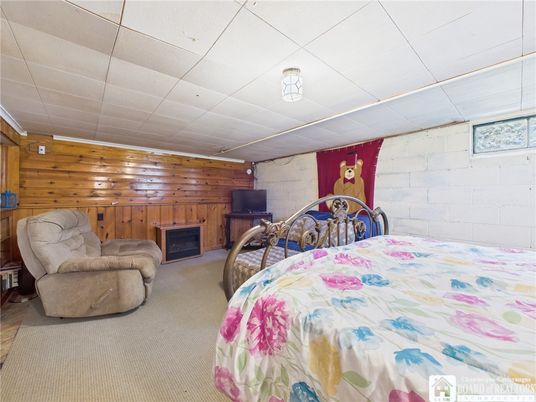 Bedroom, Interior, Wooden Walls