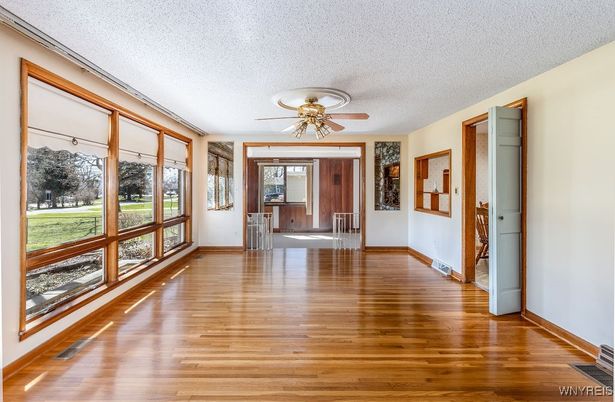 Empty room, Interior, Wood Texture Flooring
