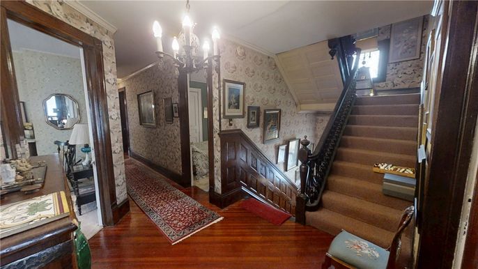 Chandelier, Interior, Wood Texture Flooring