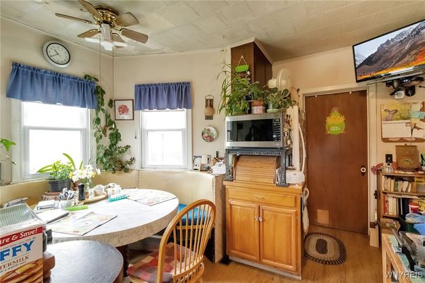 Dining room, Interior, Wood Texture Flooring