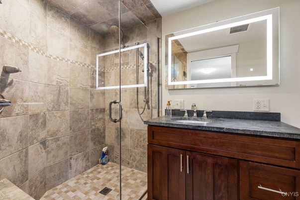 Bathroom, Glass Shower, Interior