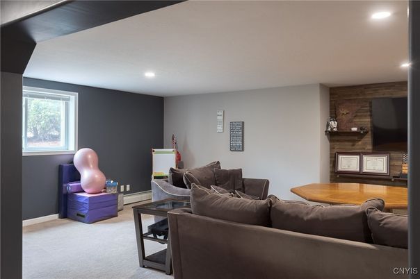 Interior, Living room, Recessed Lighting