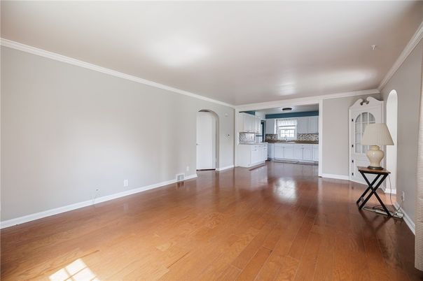Empty room, Interior, Kitchen, Wood Texture Flooring