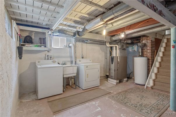 Interior, Stone Walls, Washer
