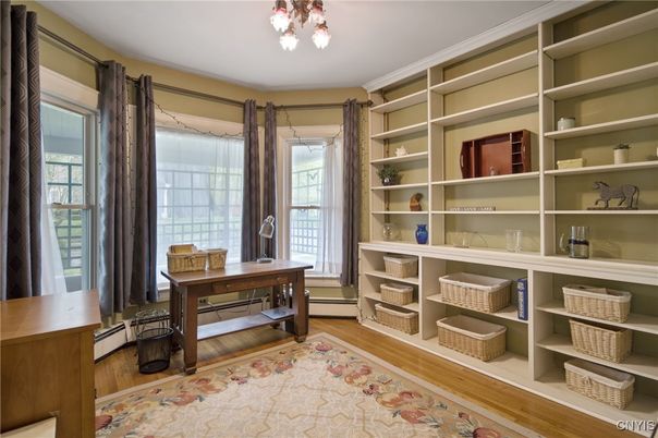 Home Office, Interior, Wood Texture Flooring