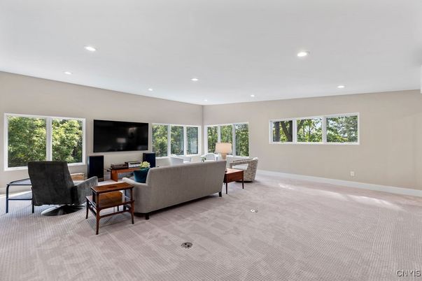 Interior, Living room, Recessed Lighting