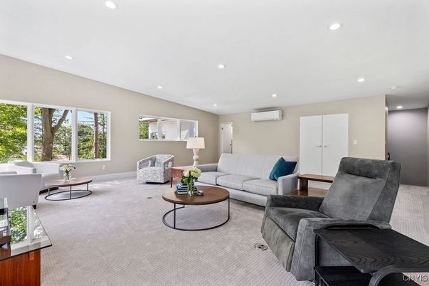 Interior, Living room, Recessed Lighting