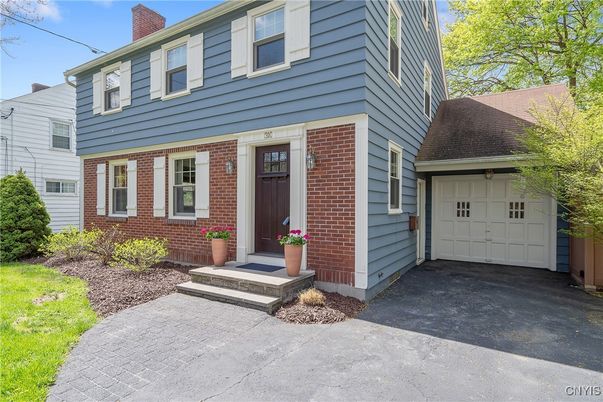 Attached, Exterior, Facade, Brick Facade, Cape Cod