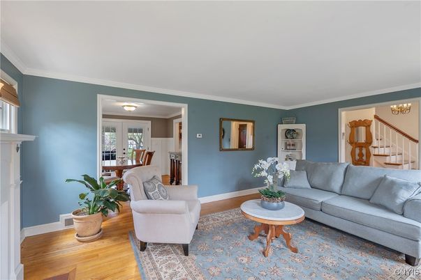 Dining room, Fireplace, Interior, Living room, Wood Texture Flooring