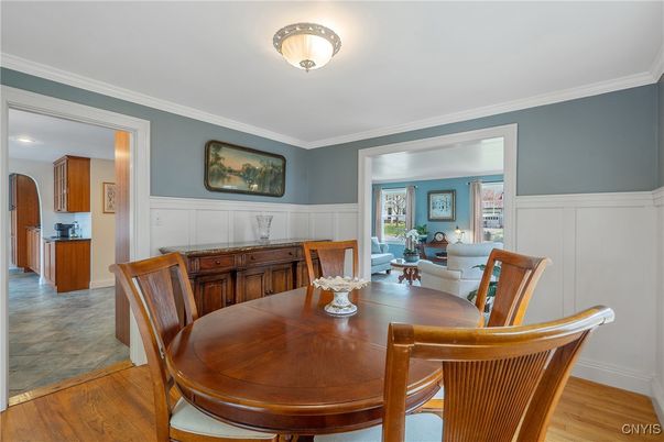 Dining room, Interior, Kitchen, Living room, Wood Texture Flooring