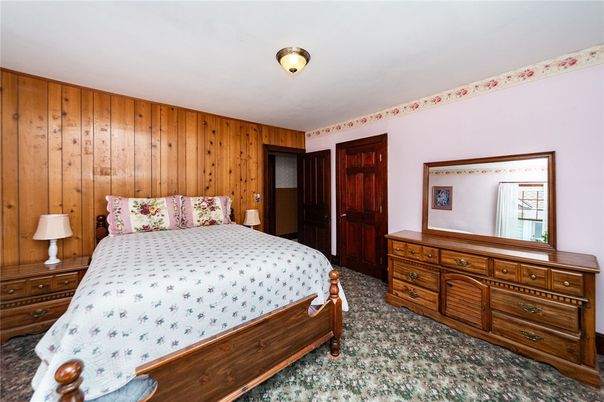 Bedroom, Interior, Wooden Walls