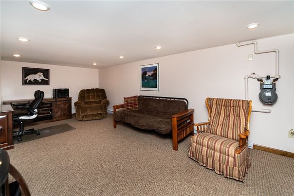Home Office, Interior, Recessed Lighting